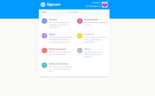 Signum XT Wallet