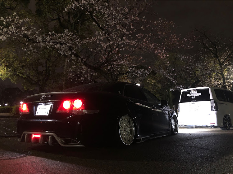 クラウンアスリートの200系クラウン・姫路城・かーちゅんお久しぶりです・桜・クラウンに関するカスタム事例の投稿画像3枚目