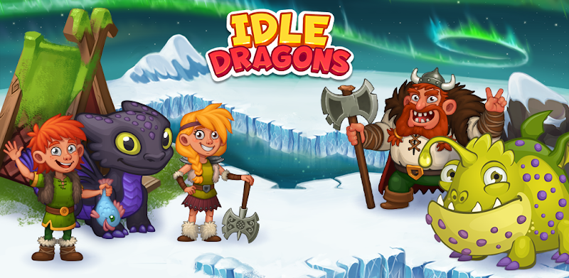 Idle Dragon Empire: tap vikings, train dragons