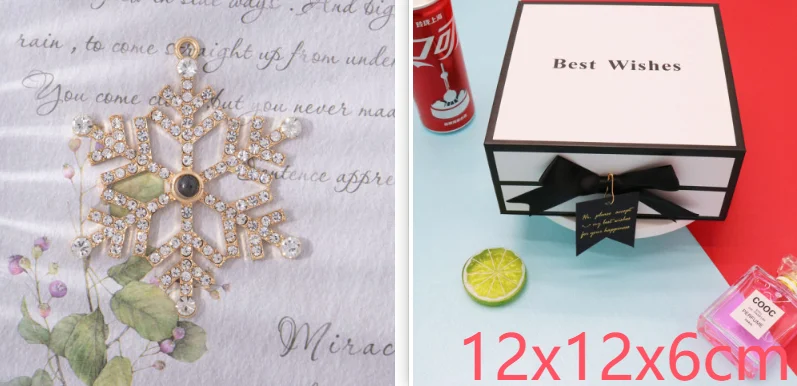Thanksgiving Kerstcadeau Sneeuwvlok Projectie Ketting. Een prachtig sieraad voor speciale gelegenheden. Het perfecte cadeau voor haar.
