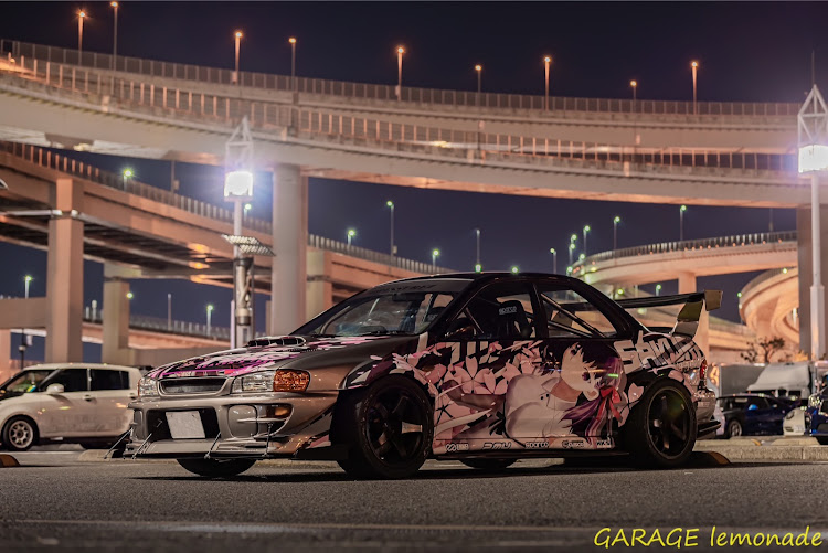 インプレッサ WRX STIのnight photography・GC8インプレッサ・痛車・スバルインプレッサ・スバルに関するカスタム事例の投稿画像1枚目