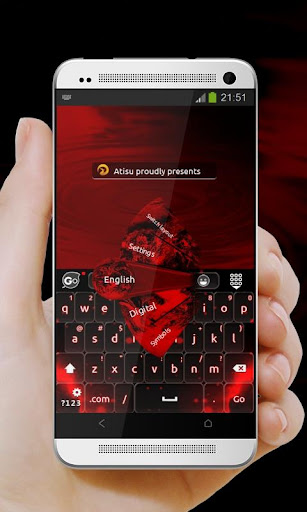 紅月亮 GO Keyboard Theme