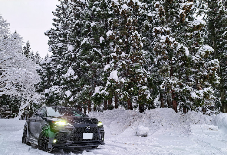 RXのレクサスRX500h・TRDエアロ・今年1年ありがとうございました・来年もよろしくお願いします・青森県ユーザーに関するカスタム事例の投稿画像1枚目