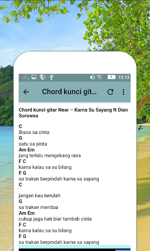 Chord Lagu Karna Su Sayang