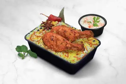 Double Chicken Tangdi Mughal Biryani