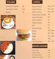 Pocket Friendly Cafe menu 1