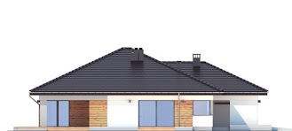 Klara IV z garażem 1-st. A - Elewacja prawa