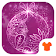 Neon Purple Flower Theme icon