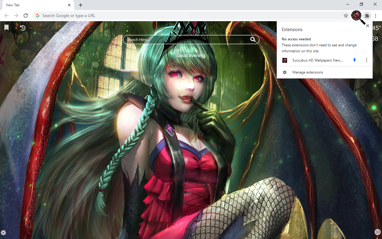 Succubus HD Wallpapers New Tab Theme Preview image 3