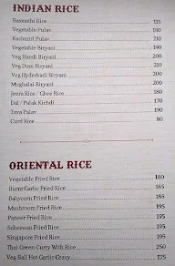 Shiv Sagar (Orion East) menu 1