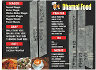 Dhamaal Cafe Point menu 1