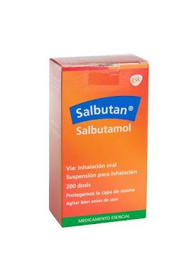 Salbutan Salbutamol 100 mcg GSK Inhalador x 200 Dosis  