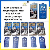 Kính Cường Lực Kingkong, Cường Lực Iphone, Full Màn Hình, Đóng Gói Hộp Sắt, Chính Hãng Wk Có Từ 7Plus - > 13/14Pro/14Promax