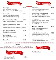 Bombay Food Truck menu 1