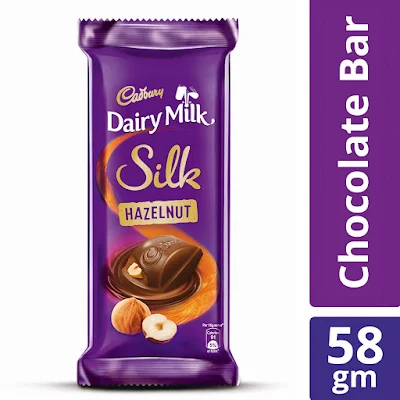 Cadbury Dairy Milk Silk Hazelnut Chocolate Bar 58 Gm