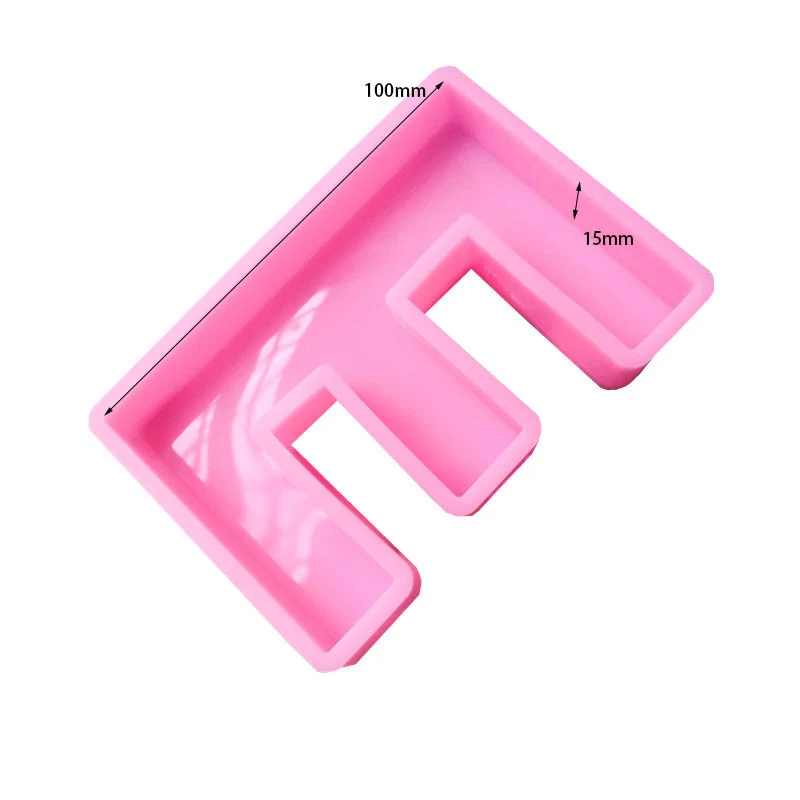 26 English Letters Silicone Resin Craft Chocolate Cake Mold. Create personalized cakes and crafts with ease. Perfect for