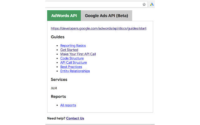 AdWords & Google Ads API Web Navi logo