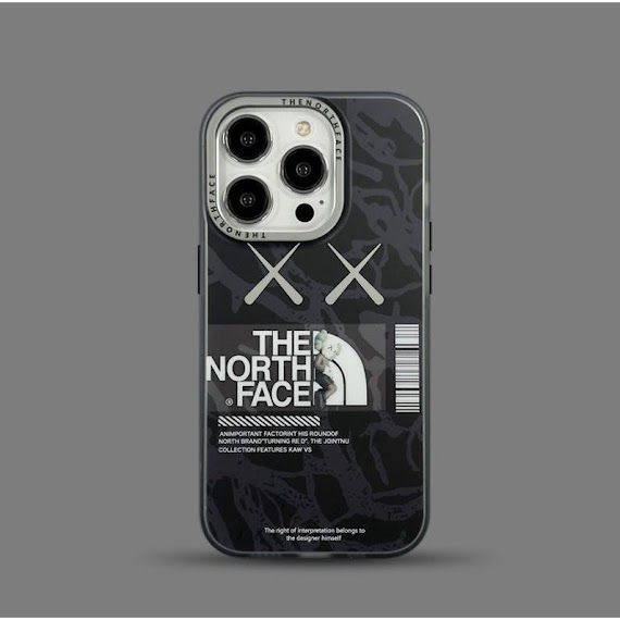 Ốp Lưng Chống Sốc Cho Iphone 14 Pro Max / 13 Pro Max / 13 Pro / 12 Pro Max Họa Tiết The North Face