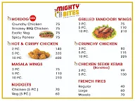 Mighty Bites menu 1