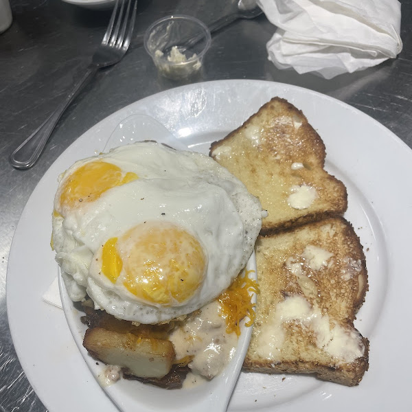 Peach Valley Pickers Skillet with GF toast