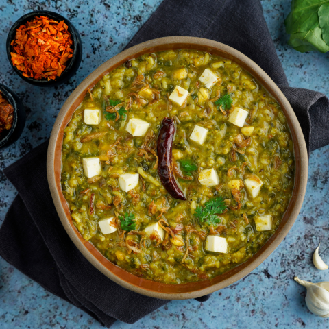 Palak Paneer Khichdi