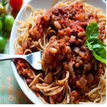 Veg Bean Bolognese Pasta