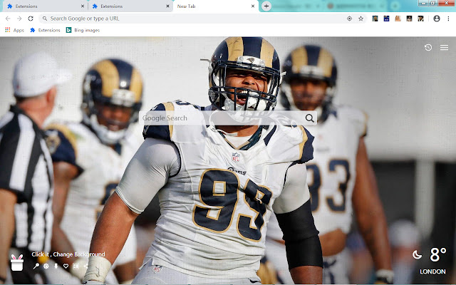 Aaron Donald New Tab, Wallpapers HD