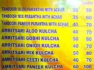 New Amritsari Kulcha King menu 1