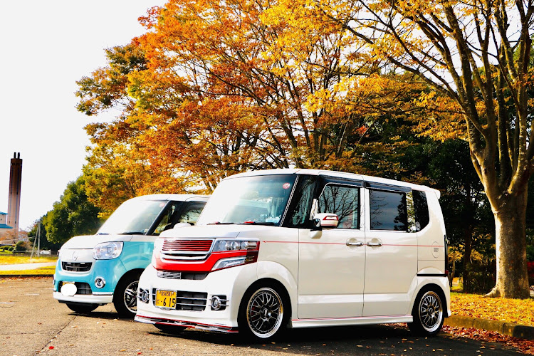 Nボックスカスタムの紅葉🍁コラボ・ドライブスポット・車好き女子に関するカスタム事例の投稿画像5枚目