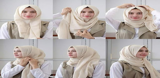 Tutorial Hijab Pashmina Rawis Kusut