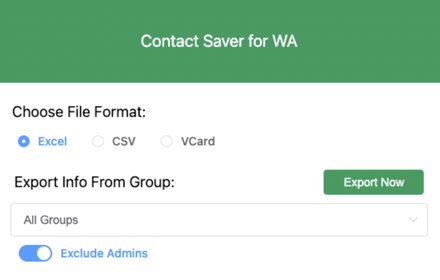 Contact Saver for WA Preview image 0