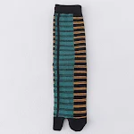 Green and orange stripes