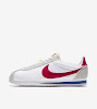 classic cortez premium white varsity red