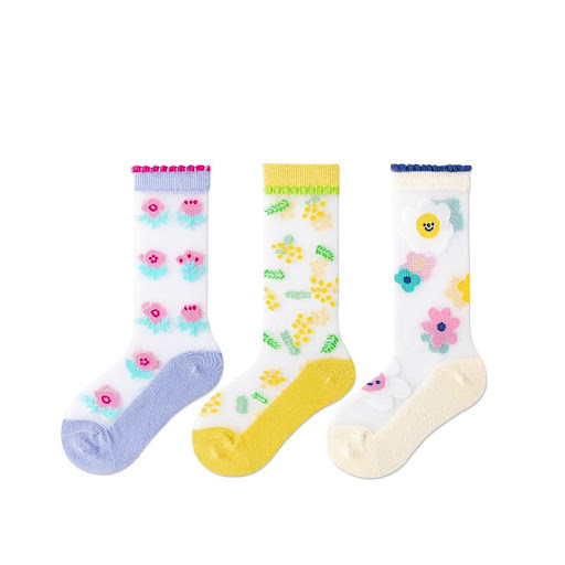 Title 3, Spring and Summer Thin Cartoon Small Flower Car...