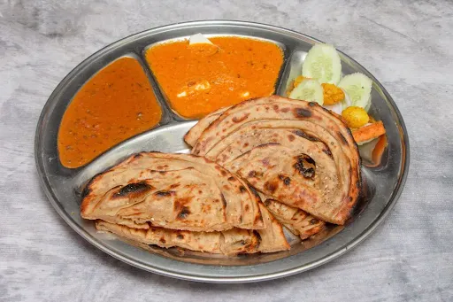 Lachha Paratha Thali