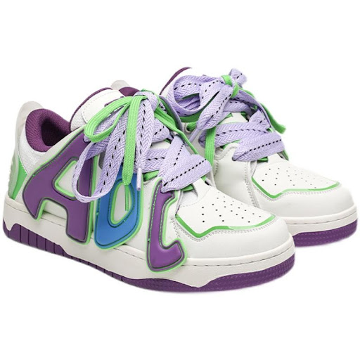 Title 6, Purple Bread Shoes Couple Casual Shoes, Comfort...
