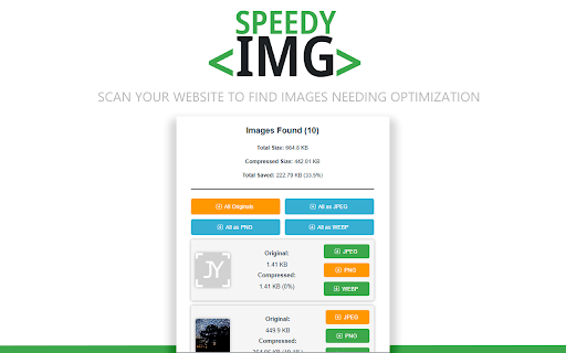 SpeedyIMG Scanner