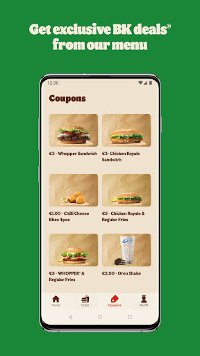 Screenshot Burger King® Ireland