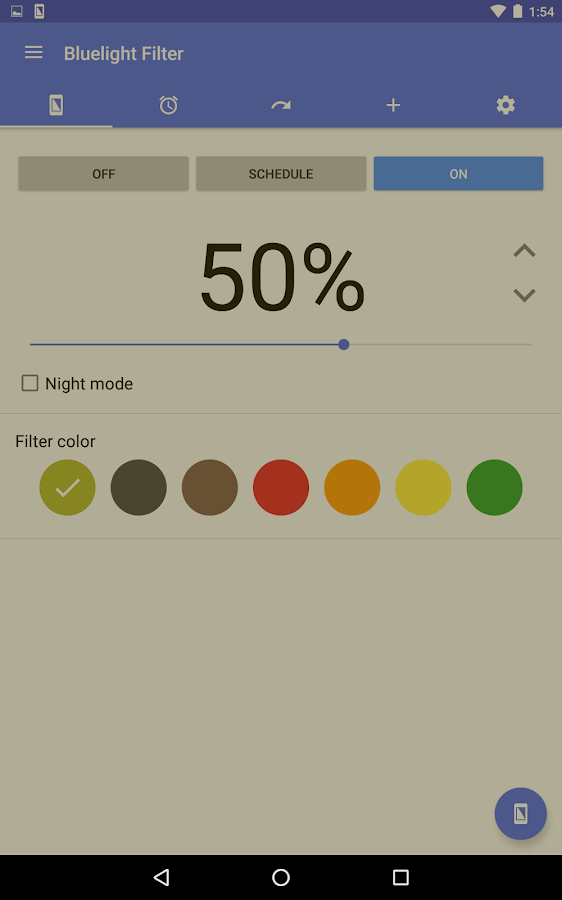    Bluelight Filter for Eye Care- screenshot  