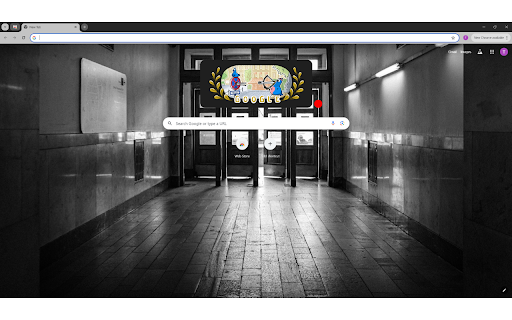 Grayscale Photo of a Corridor Preview 1