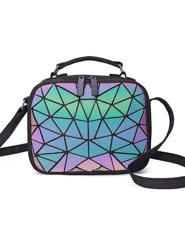 Diagonal luminous diamond bag for d - 0