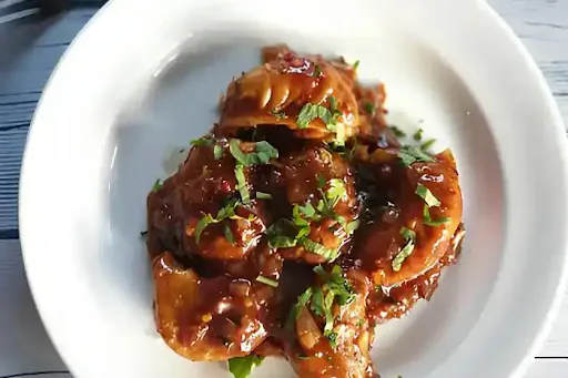 Chicken Achaari Momos [10 Pieces]