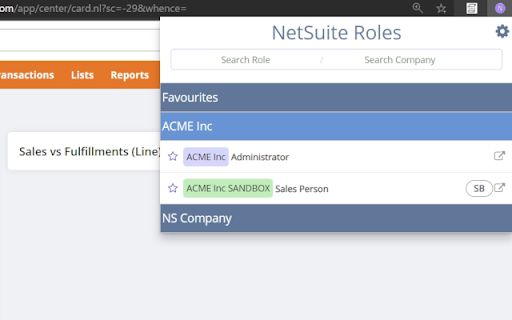 NetSuite Role Helper