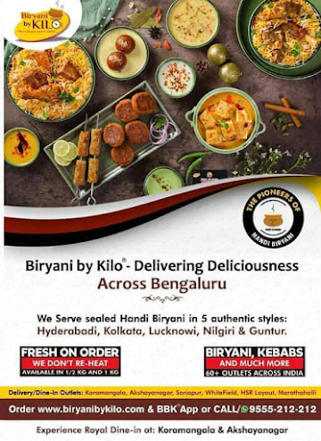 Biryani By Kilo menu 