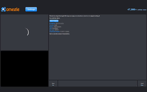 OMEGLE ip finder -Omegle IP Puller Dark Mode