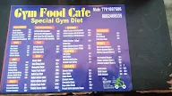 Gym Food Cafe menu 3