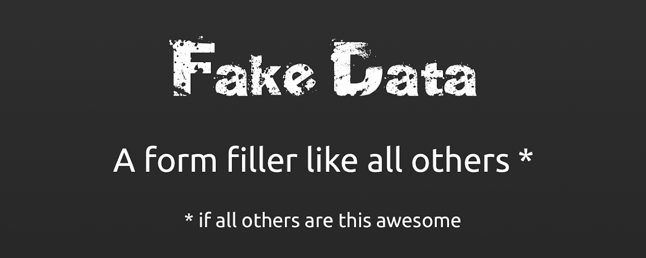 Fake Data - A form filler you won't hate Preview image 2