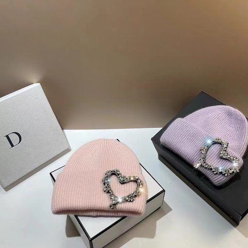 Title 4, Fall Winter Fashion Heart Knitted Warm Ear Prot...