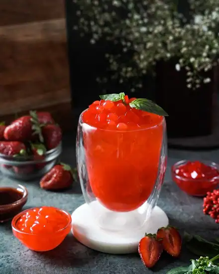 Strawberry Basil Ice Tea