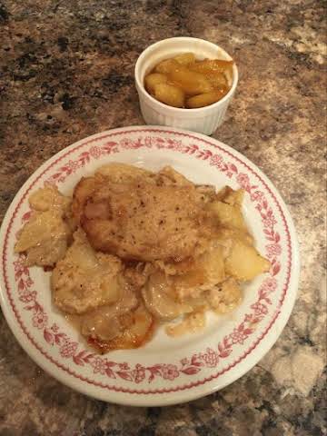 Smothered Pork Chops & Taters